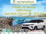 Car rental Cam Ranh <=> Mui Ne (private car with driver)